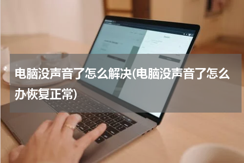 电脑没声音了怎么解决(电脑没声音了怎么办恢复正常)